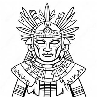 Kachina Doll Coloring Pages