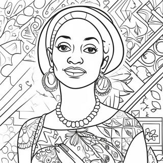 Faith Ringgold Coloring Pages