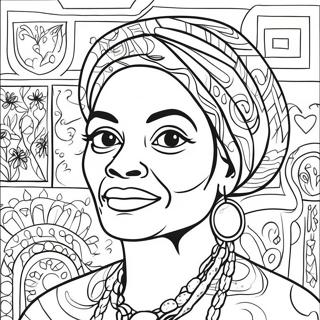 Faith Ringgold Coloring Page 62663-49582