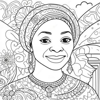 Faith Ringgold Coloring Page 62663-49583