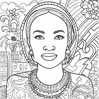 Faith Ringgold Coloring Page 62663-49584