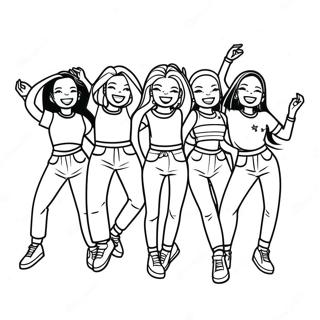 Itzy Coloring Pages