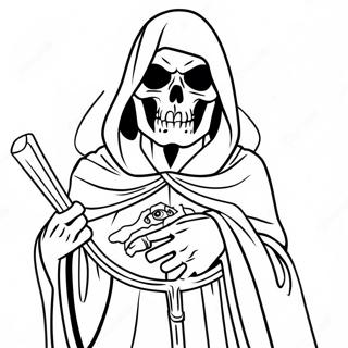 Grim Reaper Coloring Page 6270-5002