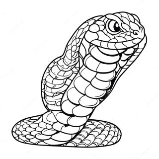 Colorful Viper Slithering Coloring Page 62724-49633