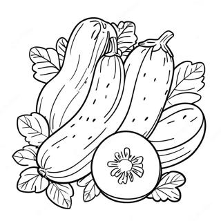 Cucumber Coloring Page 62773-49667