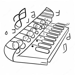 Xylophone Coloring Pages