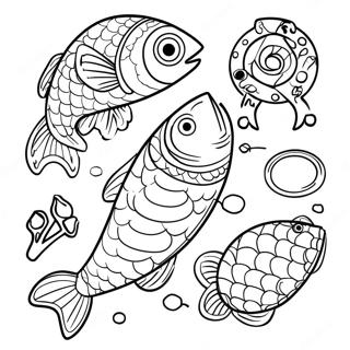 Fishing Lure Coloring Pages