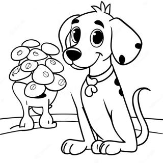 Lucky 101 Dalmatians Coloring Page 62893-49763