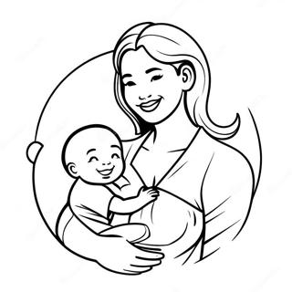 Breastfeeding Coloring Pages