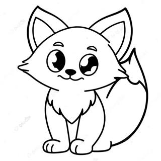 Cute Anime Furry Fox Coloring Page 62994-49844