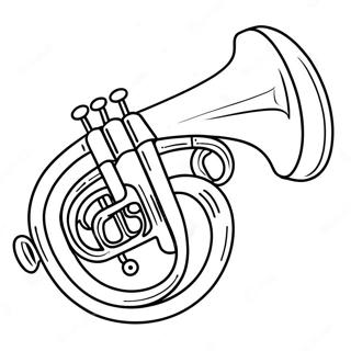 Trumpet Coloring Page 63003-49852