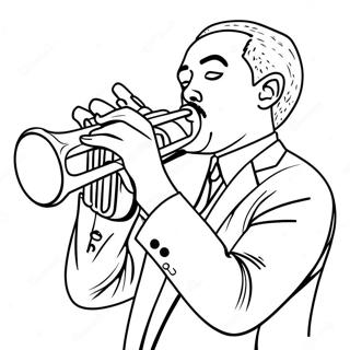 Trumpet Coloring Pages