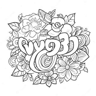 Easy Word Coloring Page 6300-5018