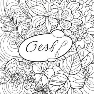 Easy Word Coloring Page 6300-5020