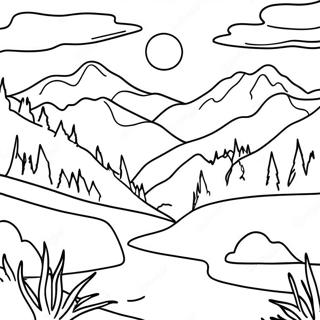 Great Smoky Mountains Coloring Pages