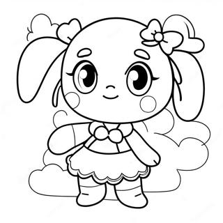 Cute Mina Character Coloring Page 63044-49889