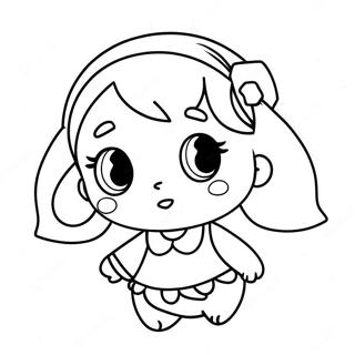 Cute Mina Character Coloring Page 63044-49892