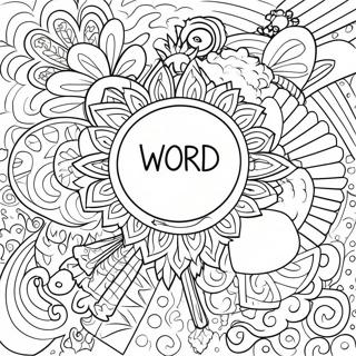 Word Coloring Pages For Kids 6310-5028