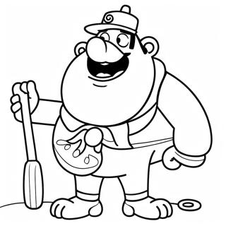 Funny Uncle Grandpa Coloring Page 63114-49937