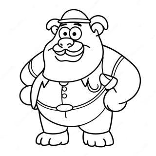 Funny Uncle Grandpa Coloring Page 63114-49939