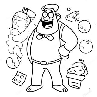 Funny Uncle Grandpa Coloring Page 63114-49940