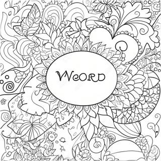 Fun Word Coloring Pages 6311-5030