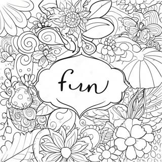 Fun Word Coloring Pages 6311-5031