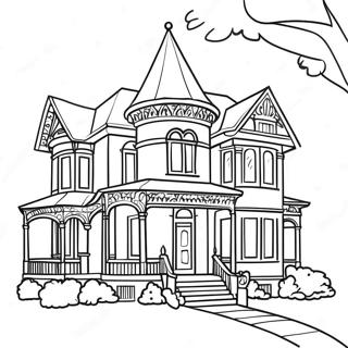 Victorian Coloring Pages