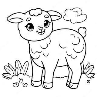 Easter Lamb Coloring Page 63153-49969