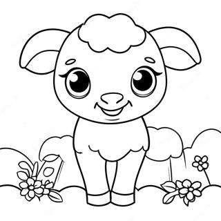 Easter Lamb Coloring Page 63153-49970