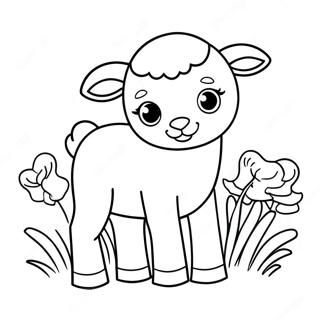 Easter Lamb Coloring Page 63153-49972