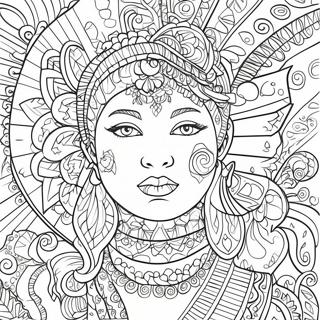 Posca Coloring Pages