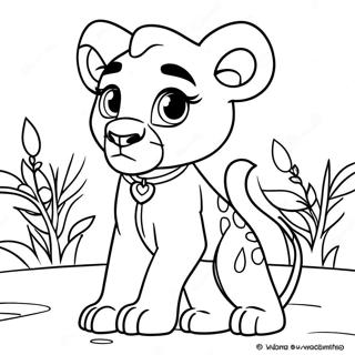 Kiara Lion Guard Coloring Page 63373-50145