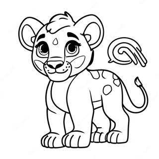 Kiara Lion Guard Coloring Page 63373-50148