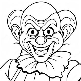 Killer Klowns Coloring Pages