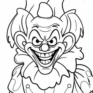 Killer Klowns Coloring Page 63403-50174