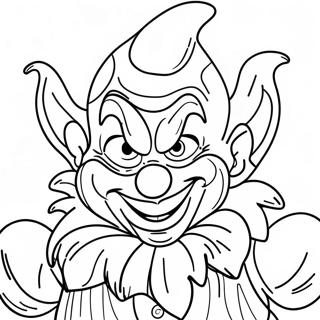 Killer Klowns Coloring Page 63403-50175