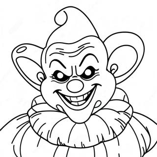 Killer Klowns Coloring Page 63403-50176