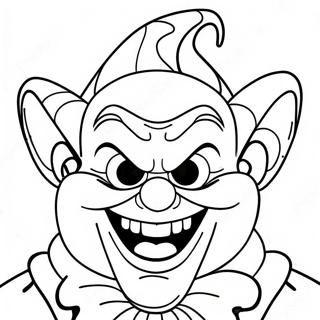 Scary Killer Klowns Coloring Page 63404-50169