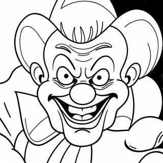 Scary Killer Klowns Coloring Page 63404-50170