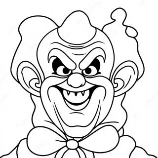 Scary Killer Klowns Coloring Page 63404-50171