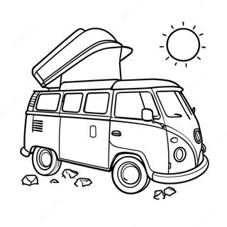 Camper Coloring Pages