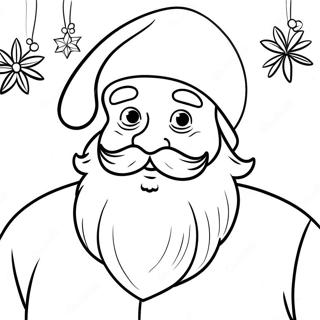 Festive Santa Claus Coloring Page 63414-50182