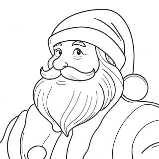 Festive Santa Claus Coloring Page 63414-50183