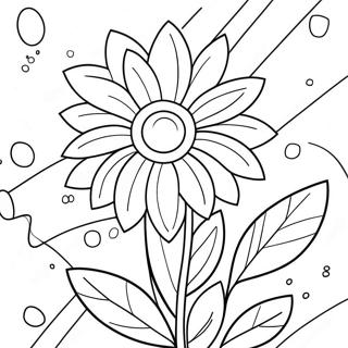 Bright Red Flowers Coloring Page 63424-50186