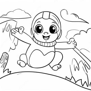 Exciting Turning Red Abby Adventure Coloring Page 63464-50225