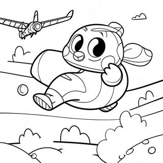 Exciting Turning Red Abby Adventure Coloring Page 63464-50228