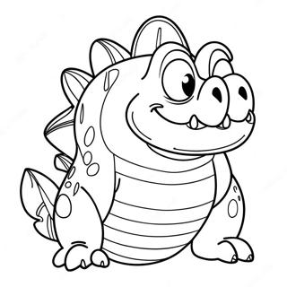 Chomper Coloring Pages