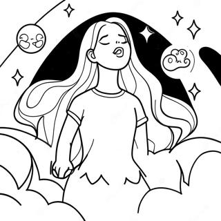 Loona Howling At The Moon Coloring Page 63554-50287