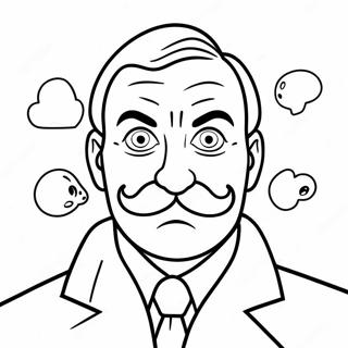 Weird Strict Dad Coloring Pages